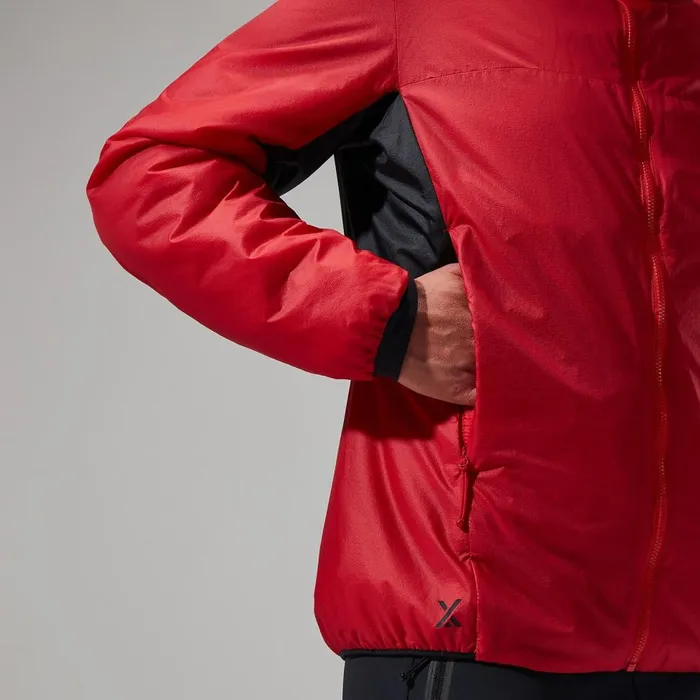 Insulated Women Berghaus MTN Arete LB Synthetic Hoody 8211 RedBlack