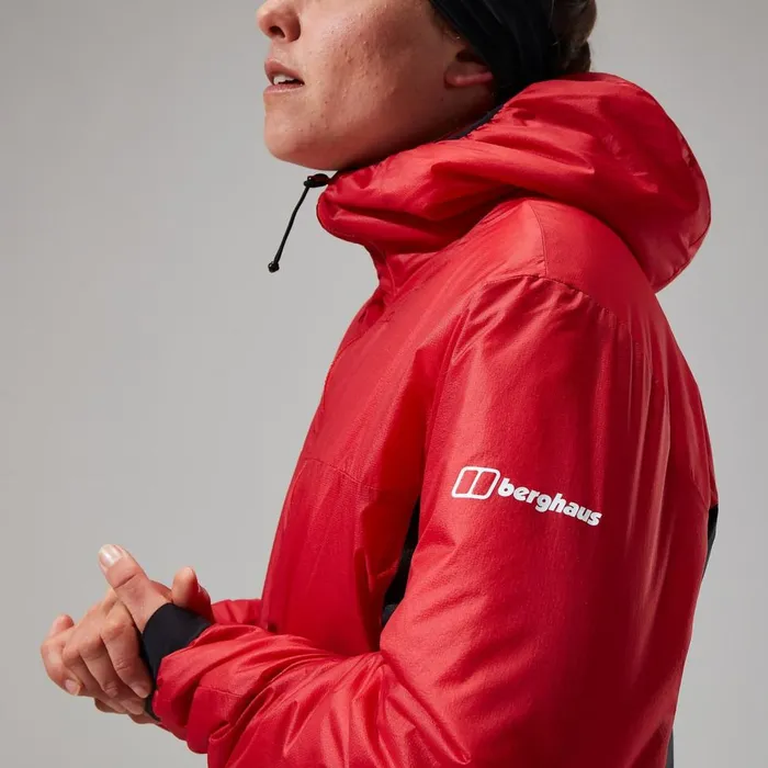 Insulated Women Berghaus MTN Arete LB Synthetic Hoody 8211 RedBlack