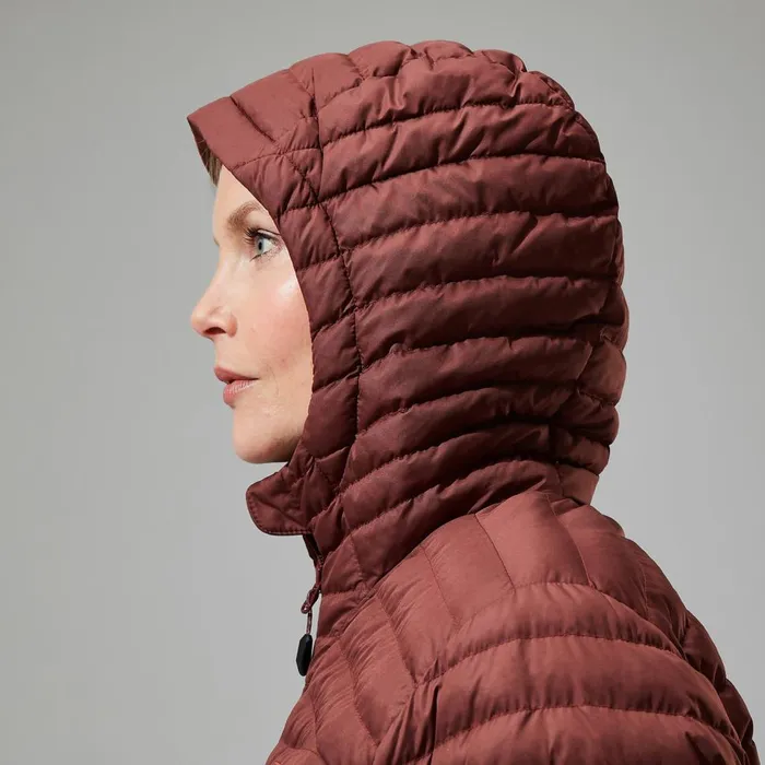 Insulated Women Berghaus Nula Micro Synthetic Insulated Long Jacket 8211 Brown