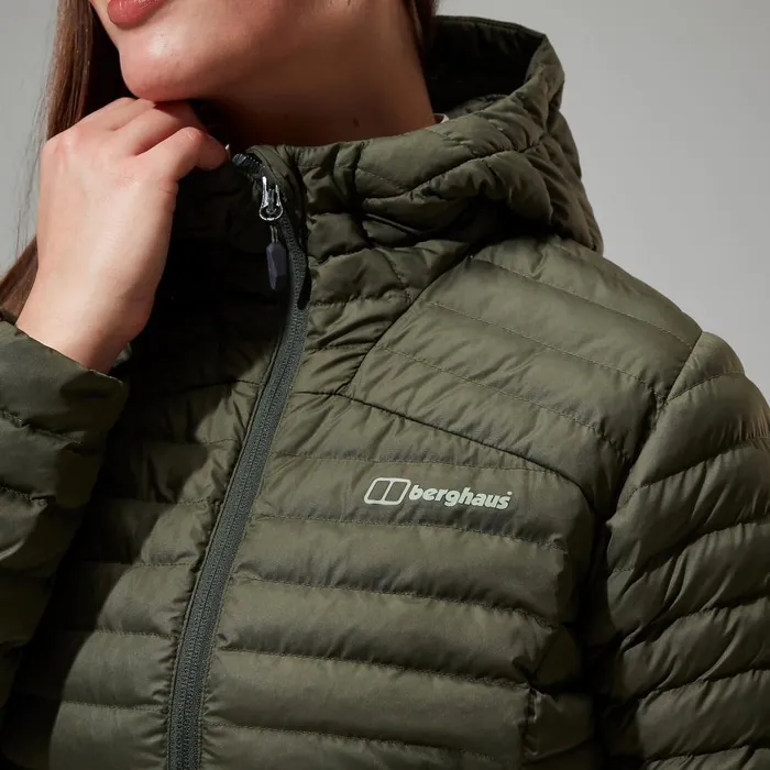 Insulated Women Berghaus Nula Micro Synthetic Insulated Long Jacket 8211 Green