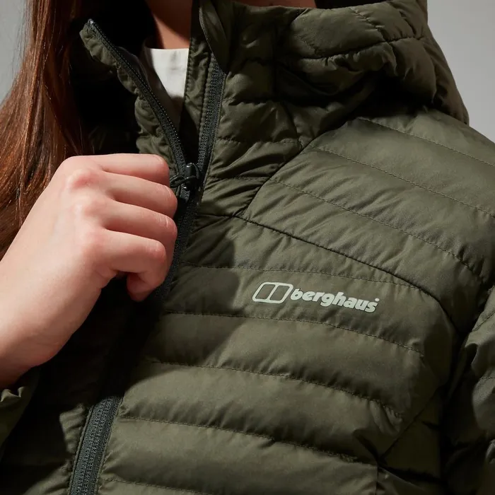 Insulated Women Berghaus Nula Micro Synthetic Insulated Long Jacket 8211 Green
