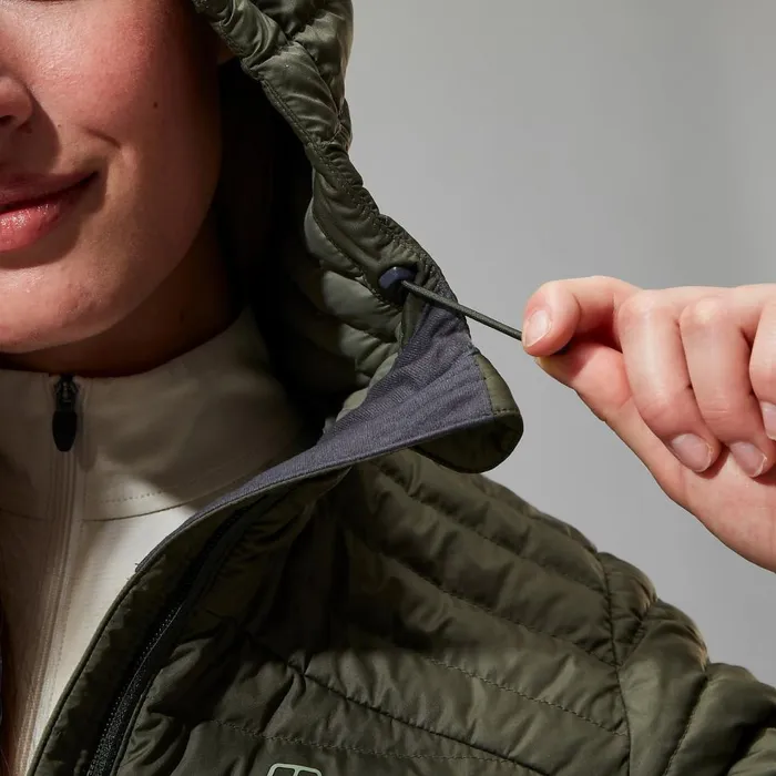 Insulated Women Berghaus Nula Micro Synthetic Insulated Long Jacket 8211 Green