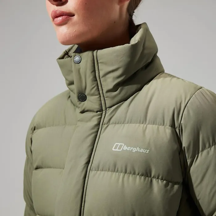 Insulated Women Berghaus Rosthwaite Reflect Down Jacket 8211 GreenDark Green