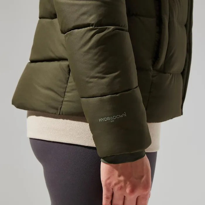 Insulated Women Berghaus Rosthwaite Reflect Down Jacket 8211 GreenDark Green