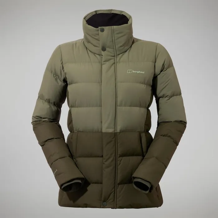 Insulated Women Berghaus Rosthwaite Reflect Down Jacket 8211 GreenDark Green