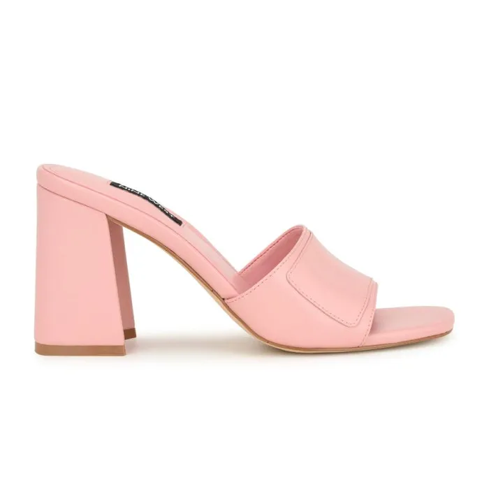 Iriss Slide Sandals Light Pink Women Nine West Sandals