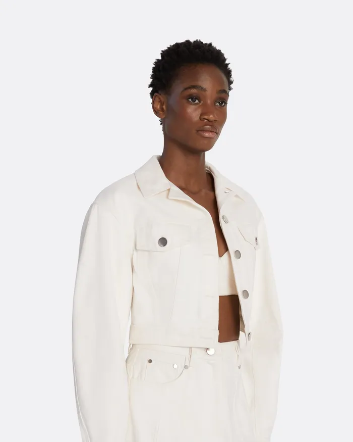 Jackets and Coats Amalie Ivory Jacket Ivory Safiyaa Women