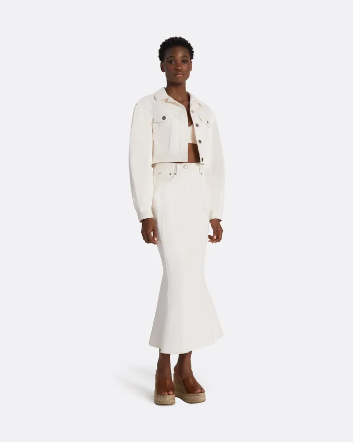 Jackets and Coats Amalie Ivory Jacket Ivory Safiyaa Women