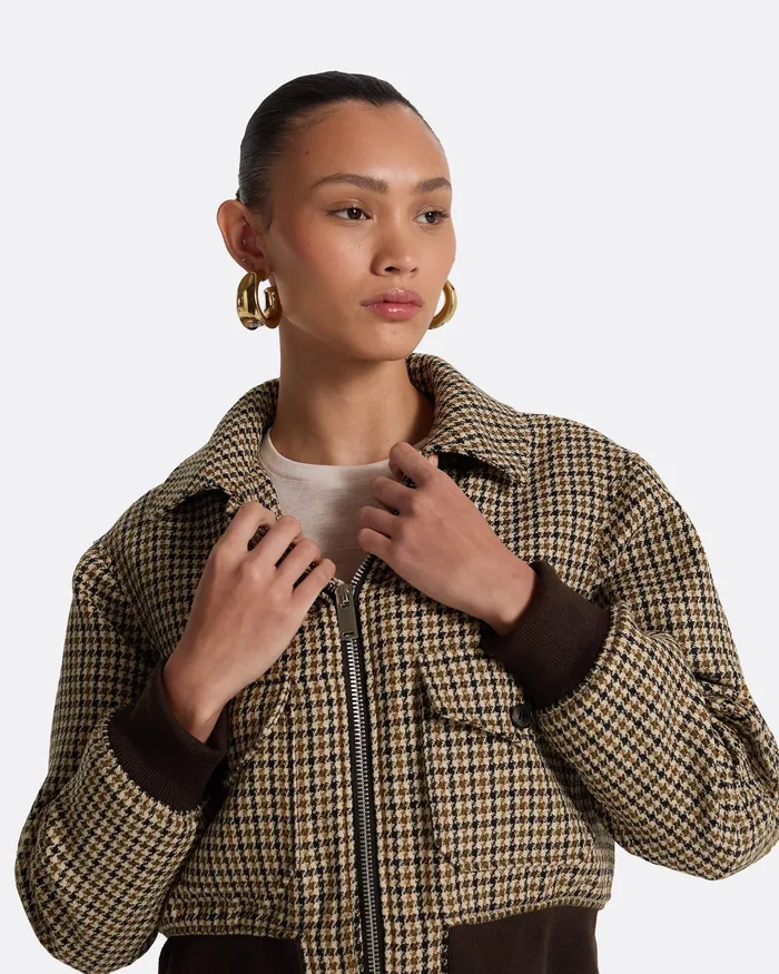 Jackets and Coats Elisa Brown Jacket Brown 8211 Safiyaa Women