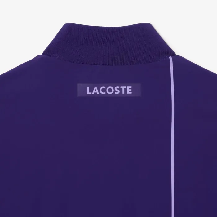 Jackets and Coats Men Lacoste Men039s SPORT X Novak Djokovic Ceremony Jacket Purple 5gm
