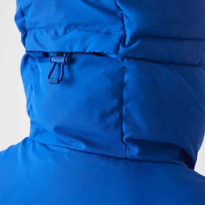 Jackets and Coats Men Lacoste Men039s WaterRepellent Puffer Jacket Blue K1q