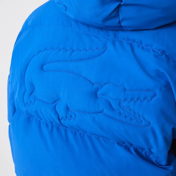 Jackets and Coats Men Lacoste Men039s WaterRepellent Puffer Jacket Blue K1q