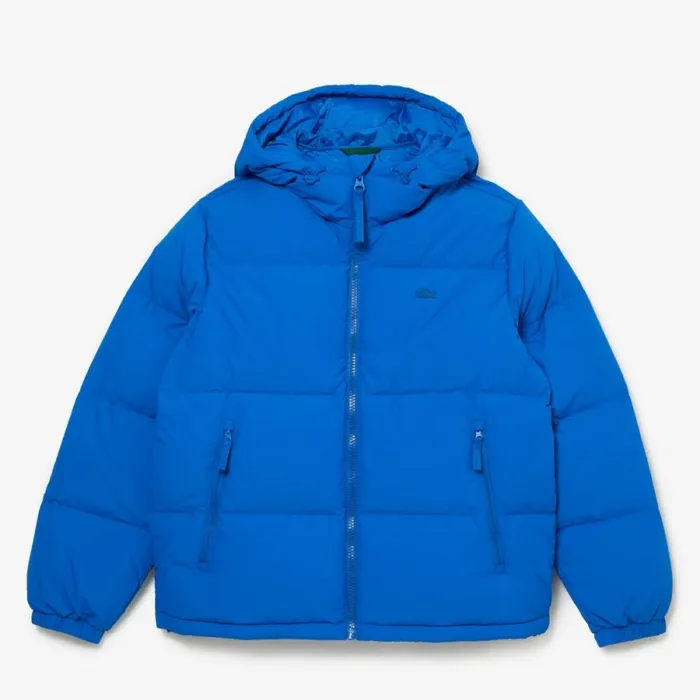 Jackets and Coats Men Lacoste Men039s WaterRepellent Puffer Jacket Blue K1q