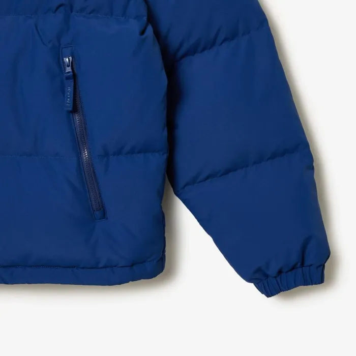 Jackets and Coats Men Lacoste Men039s WaterRepellent Puffer Jacket Methylene Blue F9f