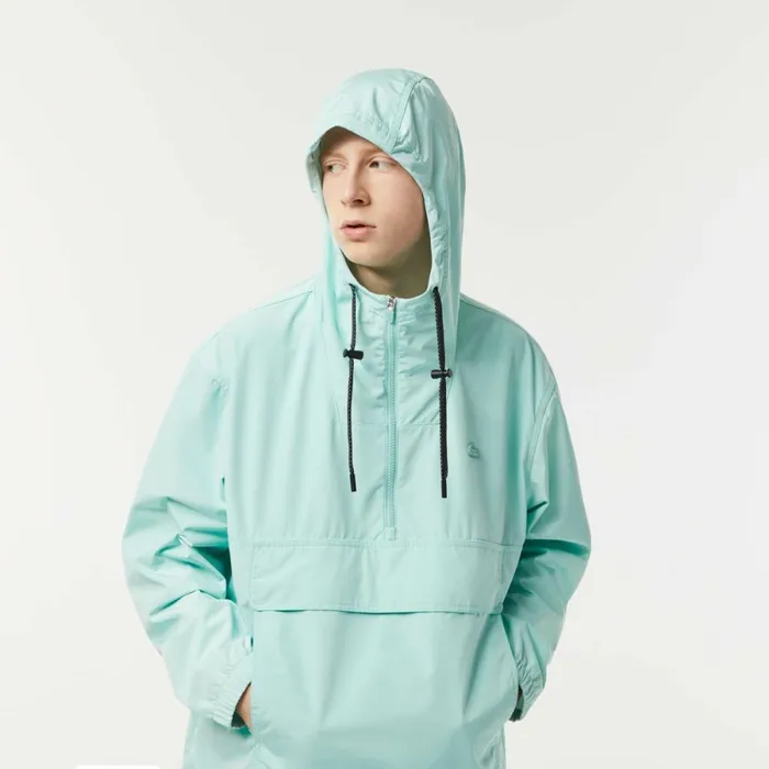 Jackets and Coats Men Lacoste Mens PullOver Jacket Mint Lgf