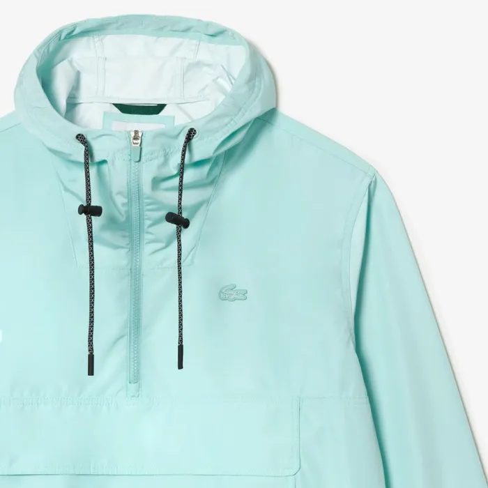 Jackets and Coats Men Lacoste Mens PullOver Jacket Mint Lgf