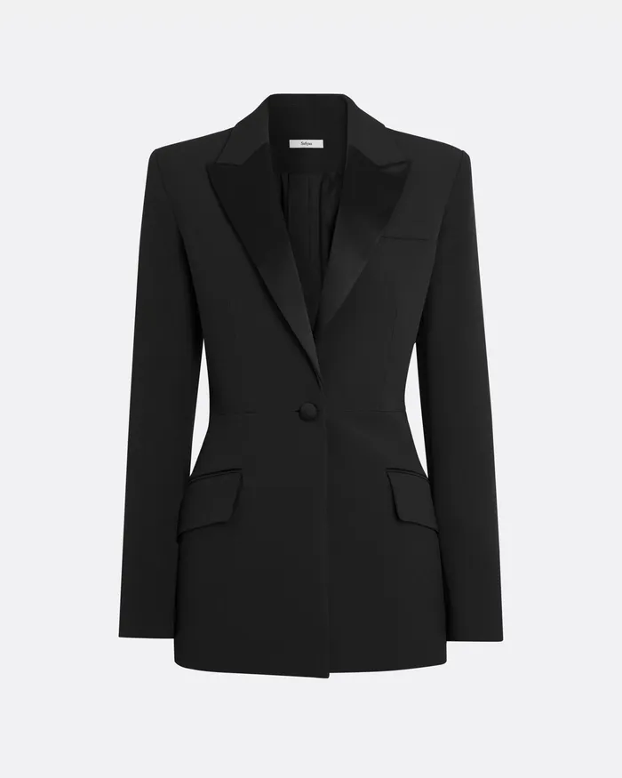 Jackets and Coats Safiyaa Women Arlene Black Jacket Black