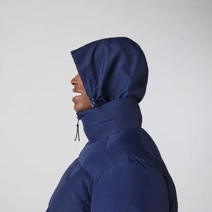 Jackets and Coats Women Lacoste Women039s Stowable Hood Puffer Jacket Navy Blue 166