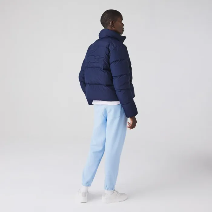 Jackets and Coats Women Lacoste Women039s Stowable Hood Puffer Jacket Navy Blue 166