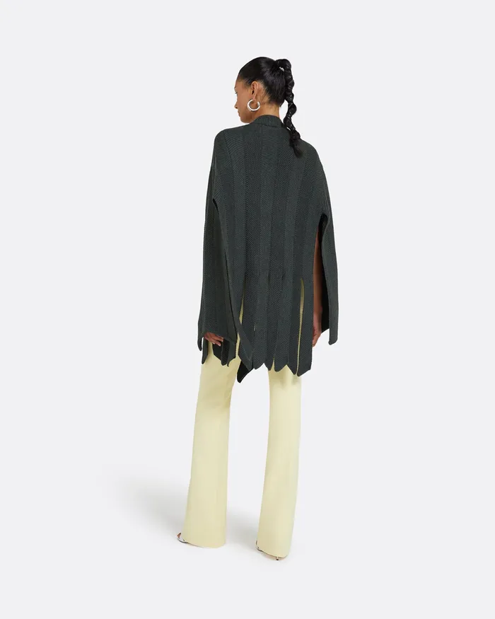 Jackets and Coats Yara Grey Melange Knit Grey Melange Safiyaa Women