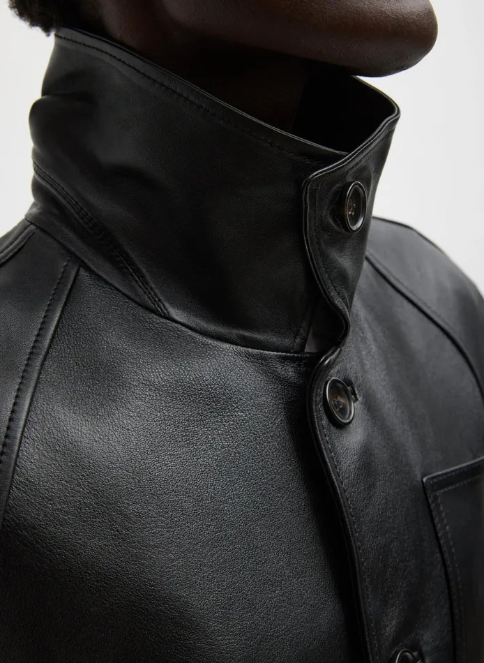 Jackets and Outerwear Women Tibi Leather Carcoat