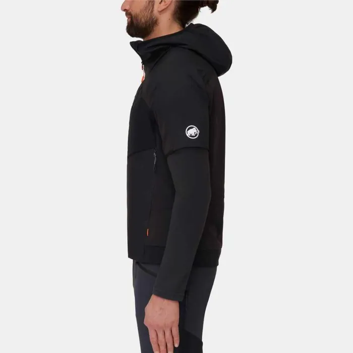 Jackets and Vests Men Mammut Aenergy IN Hybrid Hooded Vest Black Jackets and Vests Men Mammut Aenergy IN Hybrid Hooded Vest Black