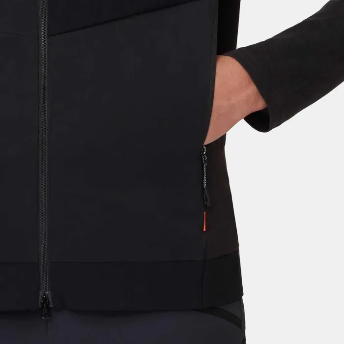 Jackets and Vests Men Mammut Aenergy IN Hybrid Hooded Vest Black Jackets and Vests Men Mammut Aenergy IN Hybrid Hooded Vest Black