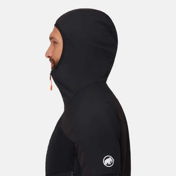 Jackets and Vests Men Mammut Aenergy IN Hybrid Hooded Vest Black Jackets and Vests Men Mammut Aenergy IN Hybrid Hooded Vest Black