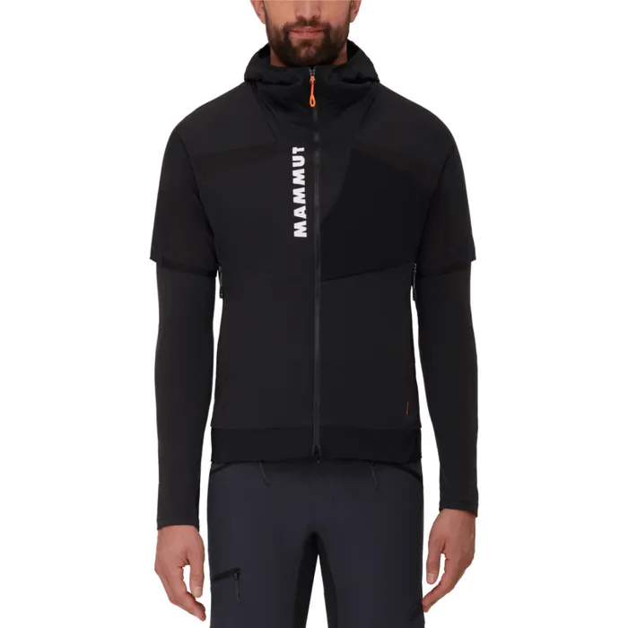 Jackets and Vests Men Mammut Aenergy IN Hybrid Hooded Vest Black Jackets and Vests Men Mammut Aenergy IN Hybrid Hooded Vest Black