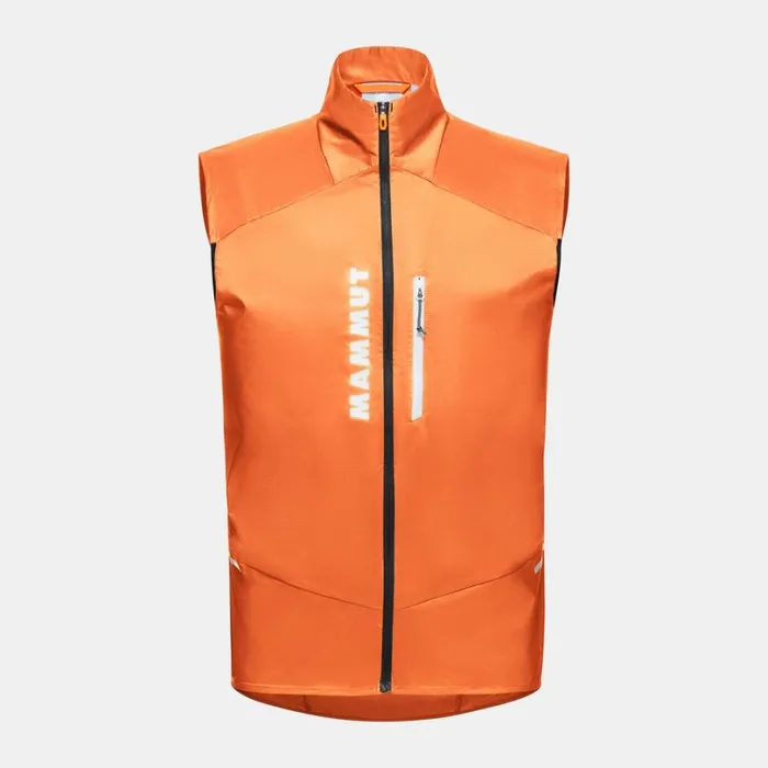Jackets and Vests Men Mammut Aenergy TR WB Hybrid Vest Dark Tangerineblack
