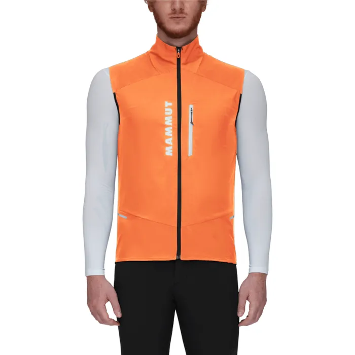 Jackets and Vests Men Mammut Aenergy TR WB Hybrid Vest Dark Tangerineblack