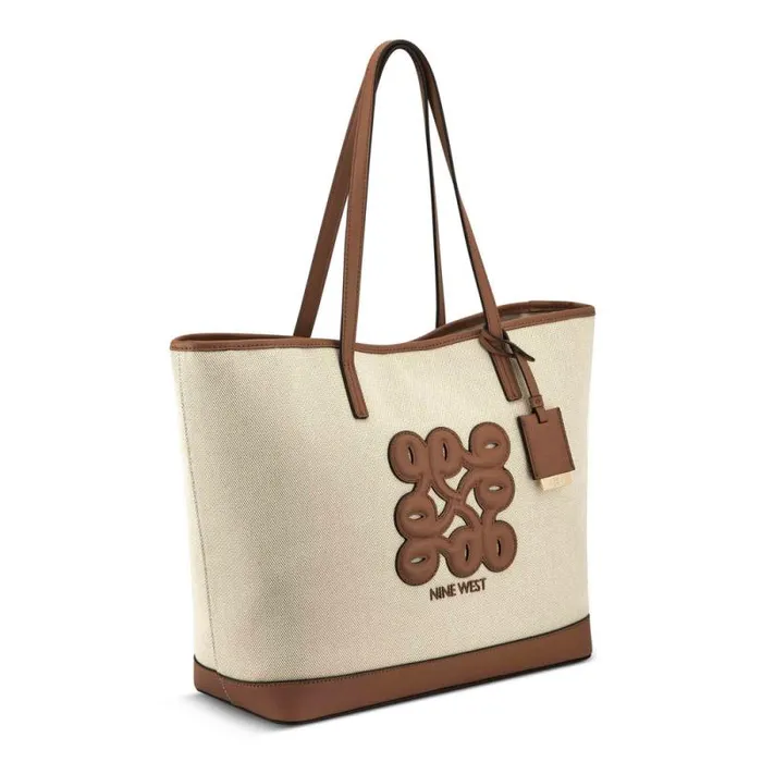 Jenson 2 In 1 Tote Natural Dark Camel Women Nine West Totes and Backpacks Jenson 2 In 1 Tote Natural Dark Camel Women Nine West Totes and Backpacks