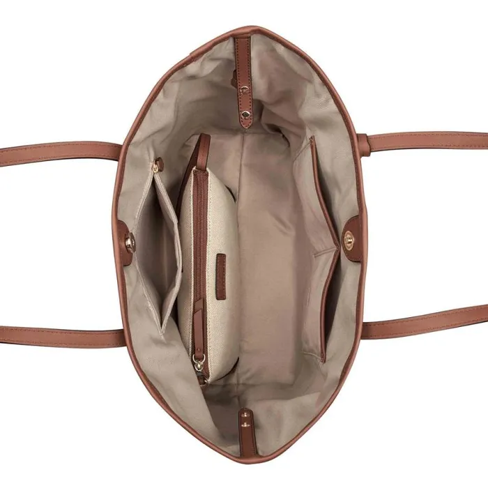 Jenson 2 In 1 Tote Natural Dark Camel Women Nine West Totes and Backpacks Jenson 2 In 1 Tote Natural Dark Camel Women Nine West Totes and Backpacks