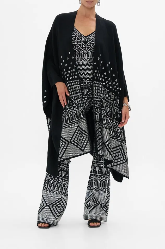 JERSEY FLARE PANT WITH ALL OVER HOTFIX THE EGYPT EFFECT The Egypt Effect Womens Camilla Pants