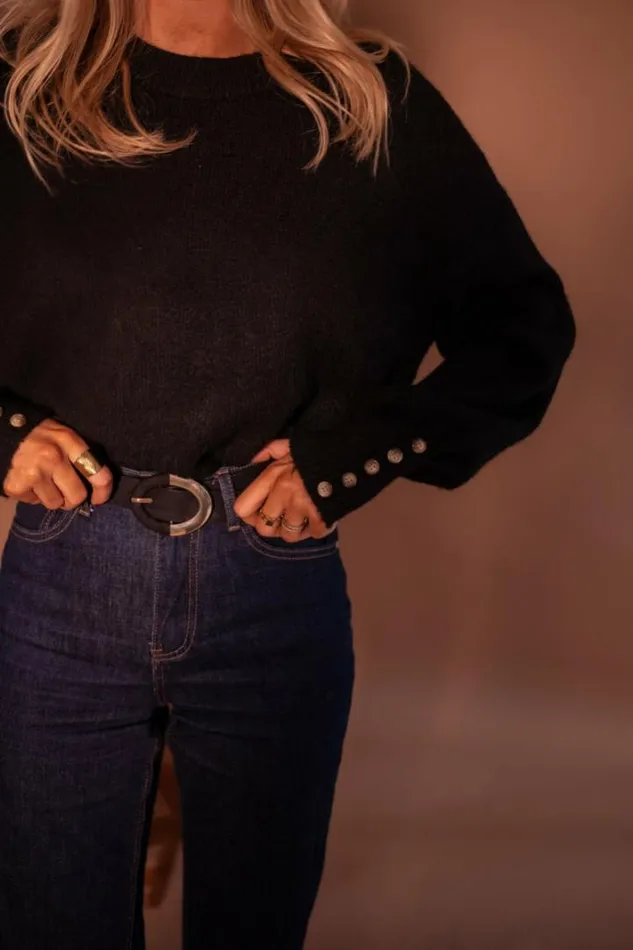 Jewelry and Accessories Belts Easy Clothes Black Jako Belt Jewelry and Accessories Belts Easy Clothes Black Jako Belt