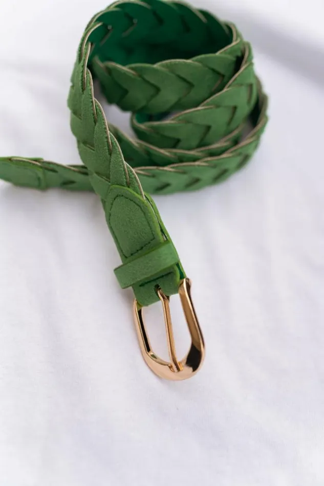 Jewelry and Accessories Belts Easy Clothes Green Aaron Belt Jewelry and Accessories Belts Easy Clothes Green Aaron Belt
