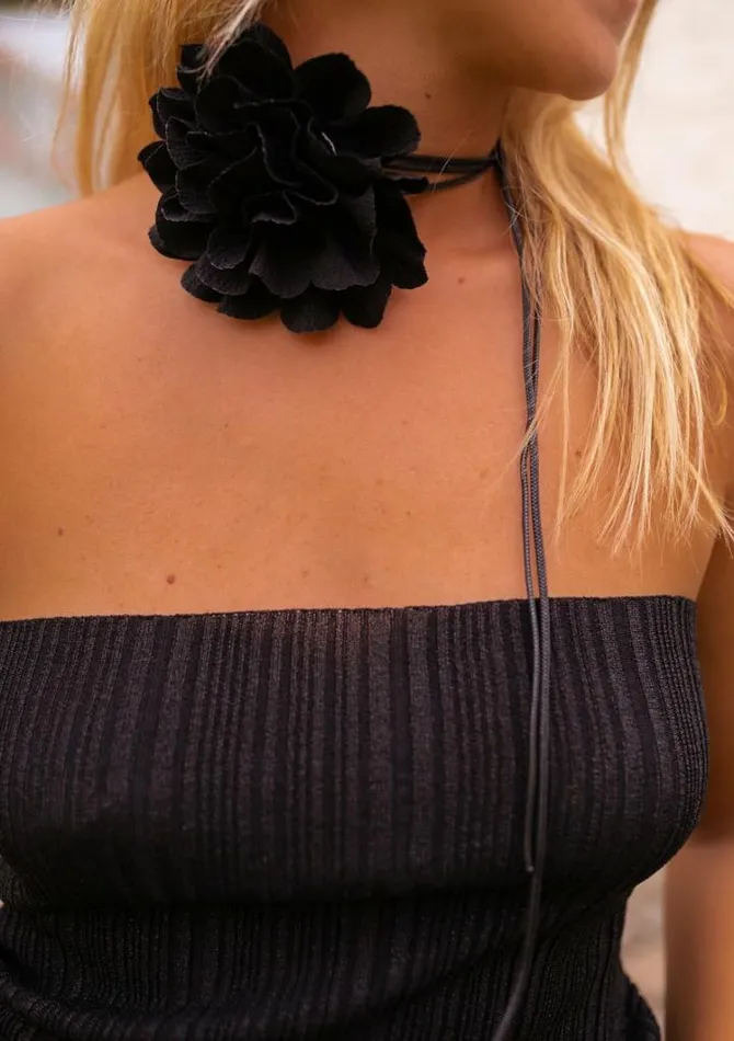 Jewelry and Accessories Necklaces Easy Clothes Black Jovana Necklace Black Jewelry and Accessories Necklaces Easy Clothes Black Jovana Necklace Black
