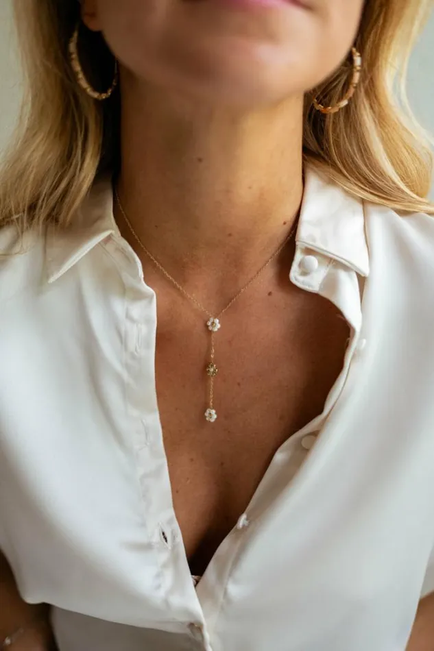 Jewelry and Accessories Necklaces Easy Clothes Golden Flavy Necklace