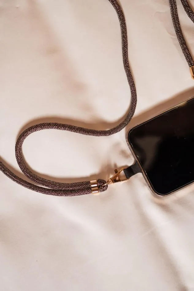 Jewelry and Accessories Phone Accessories Easy Clothes Silvery Flore Phone Lanyard Jewelry and Accessories Phone Accessories Easy Clothes Silvery Flore Phone Lanyard