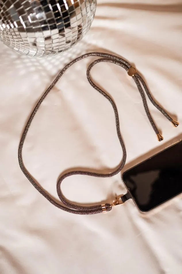 Jewelry and Accessories Phone Accessories Easy Clothes Silvery Flore Phone Lanyard Jewelry and Accessories Phone Accessories Easy Clothes Silvery Flore Phone Lanyard