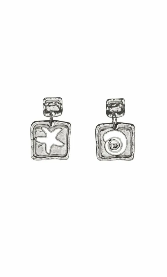 Jewelry Shop Bec Bridge Attina Square Earring Silver