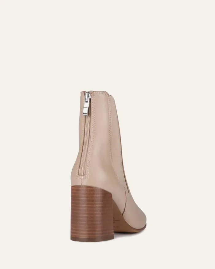 jomercer ANKLE BOOTS Women Diamond mid ankle boots beige leather jomercer ANKLE BOOTS Women Diamond mid ankle boots beige leather
