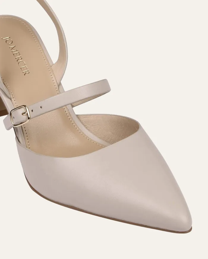jomercer Karina mid heels bone leather Women MID HEELS