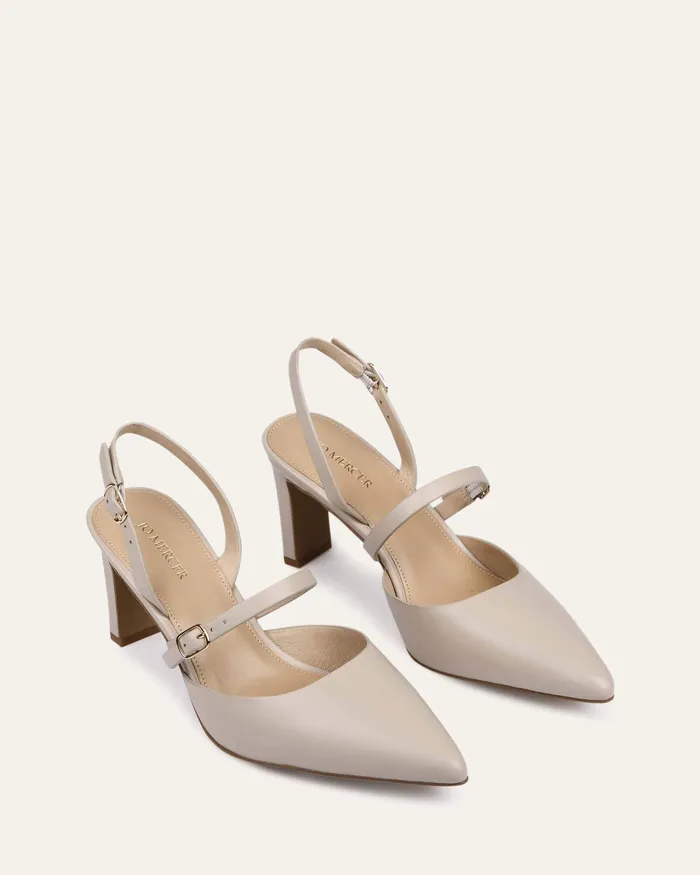 jomercer Karina mid heels bone leather Women MID HEELS
