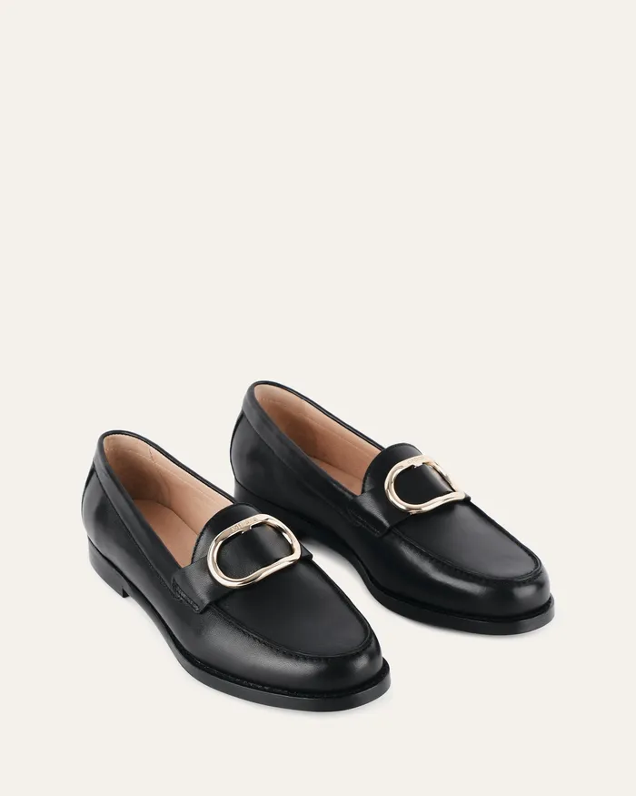 jomercer LACE UP and LOAFERS Women Tamara loafers black leather jomercer LACE UP and LOAFERS Women Tamara loafers black leather