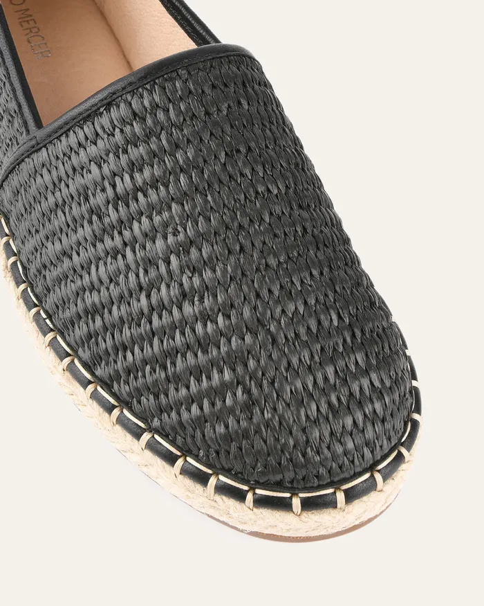 jomercer Oakley loafers black raffia Women LACE UP and LOAFERS jomercer Oakley loafers black raffia Women LACE UP and LOAFERS