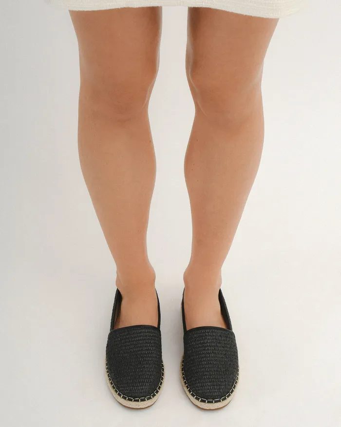 jomercer Oakley loafers black raffia Women LACE UP and LOAFERS jomercer Oakley loafers black raffia Women LACE UP and LOAFERS
