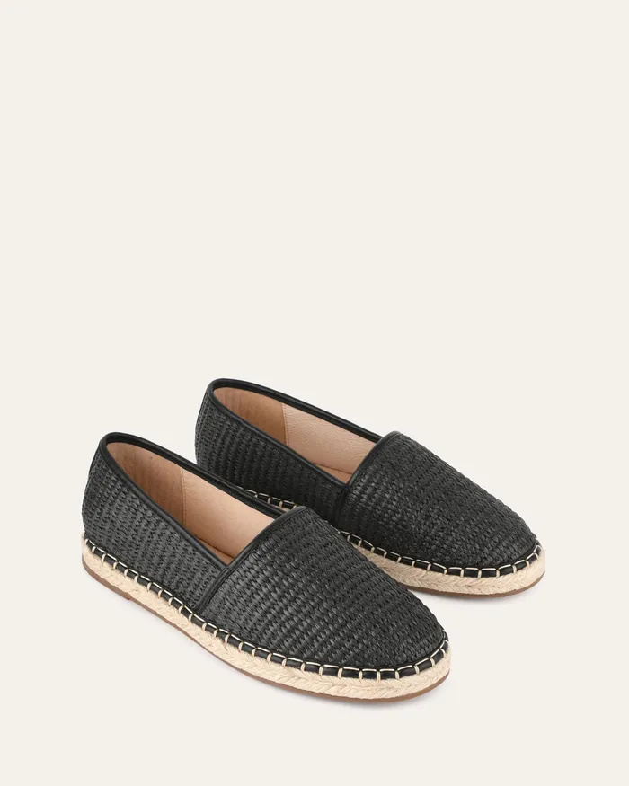 jomercer Oakley loafers black raffia Women LACE UP and LOAFERS jomercer Oakley loafers black raffia Women LACE UP and LOAFERS