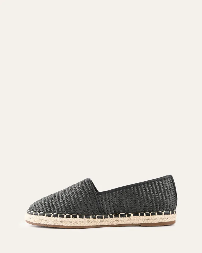 jomercer Oakley loafers black raffia Women LACE UP and LOAFERS jomercer Oakley loafers black raffia Women LACE UP and LOAFERS