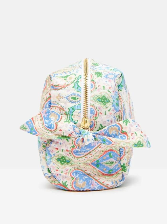 Joules Bags Women White Paisley Wash Bag